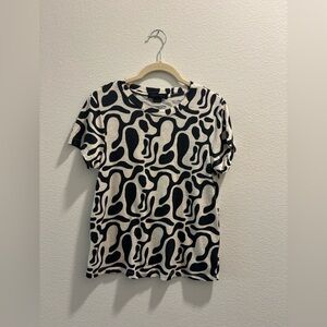 Sanctuary Clothing | The Perfect Tee | Black + White, Size small